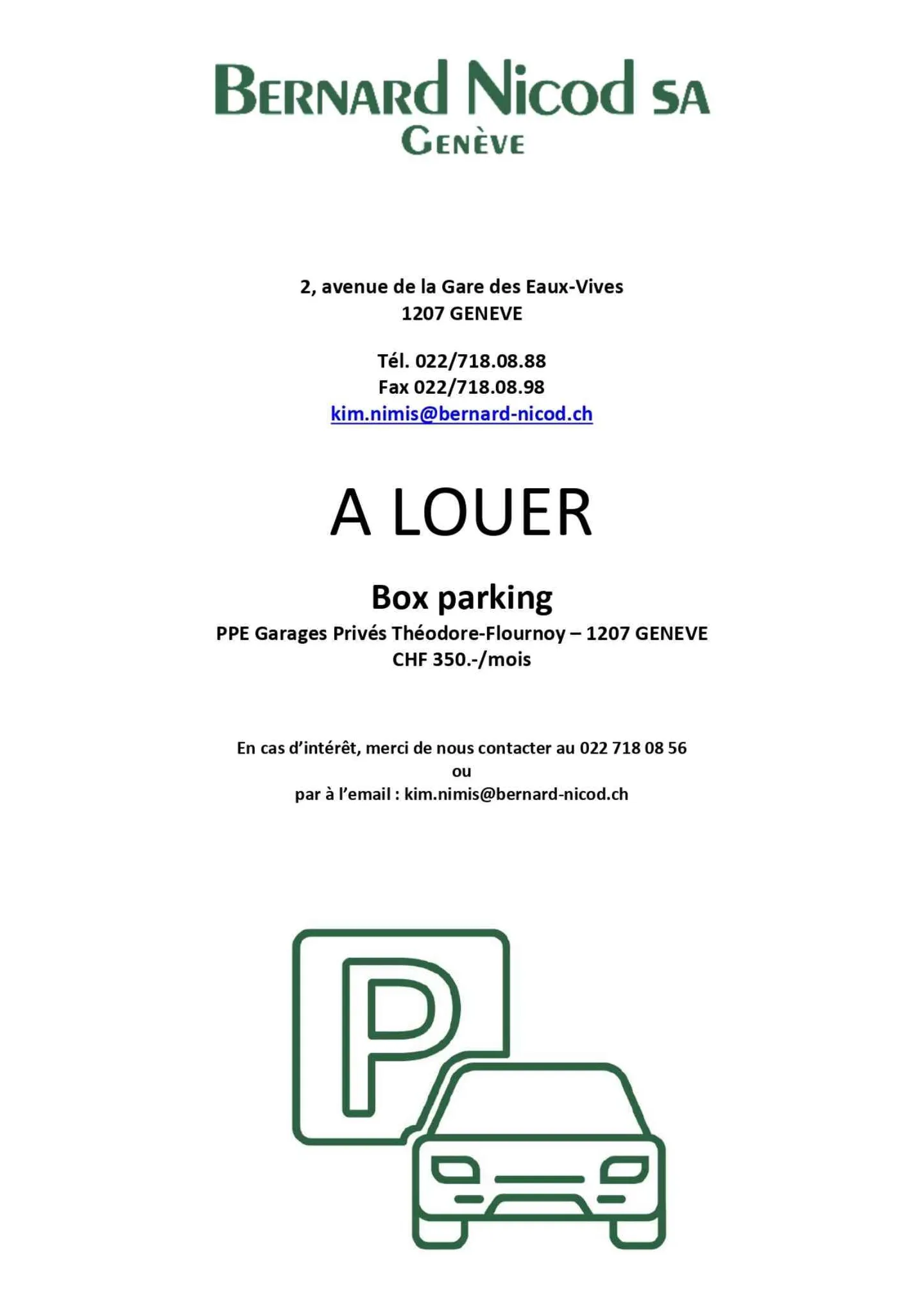 Parking Box Automatique - Photo 1 sur 1