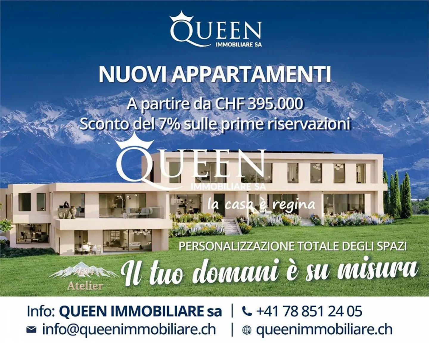 Pedrinate : nouveaux appartements à partir de CHF 395'000, remise de 7 % sur les premières réservations - Photo 6 sur 6