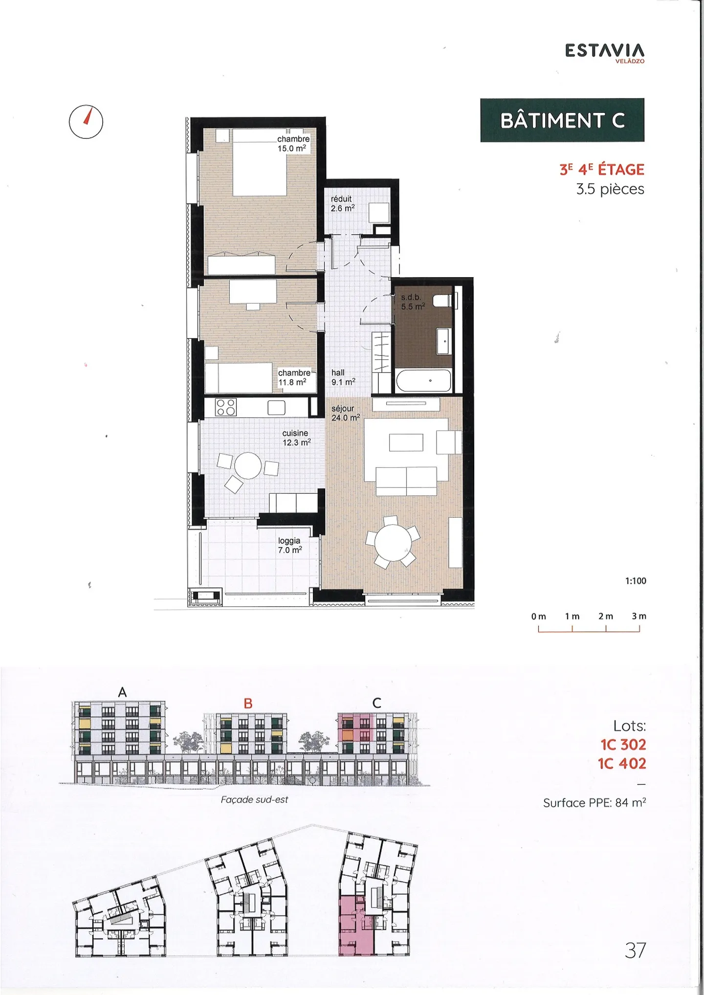 Appartement Moderne Près de la Gare - Photo 6 sur 8