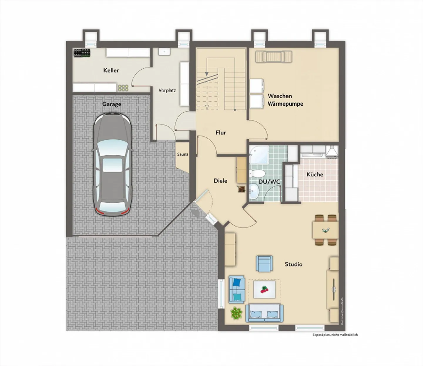 Maison résidentielle utilisable individuellement - Tafers - Photo 14 sur 16