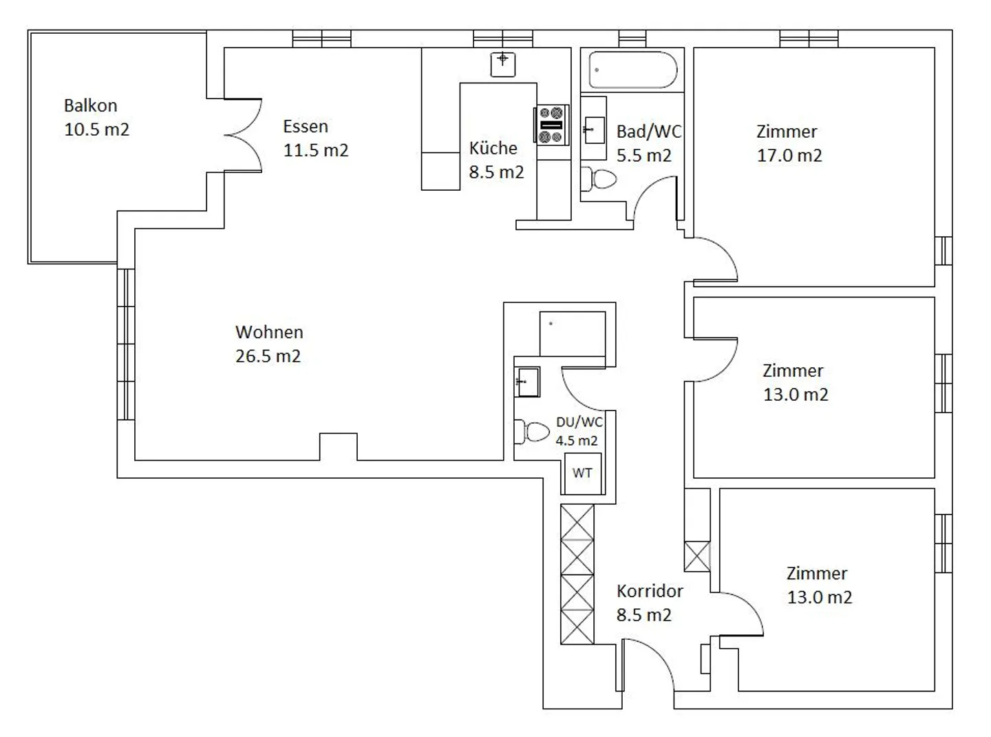 Appartement lumineux de 4,5 pièces à l'emplacement idéal à Hinwil - Photo 14 sur 14