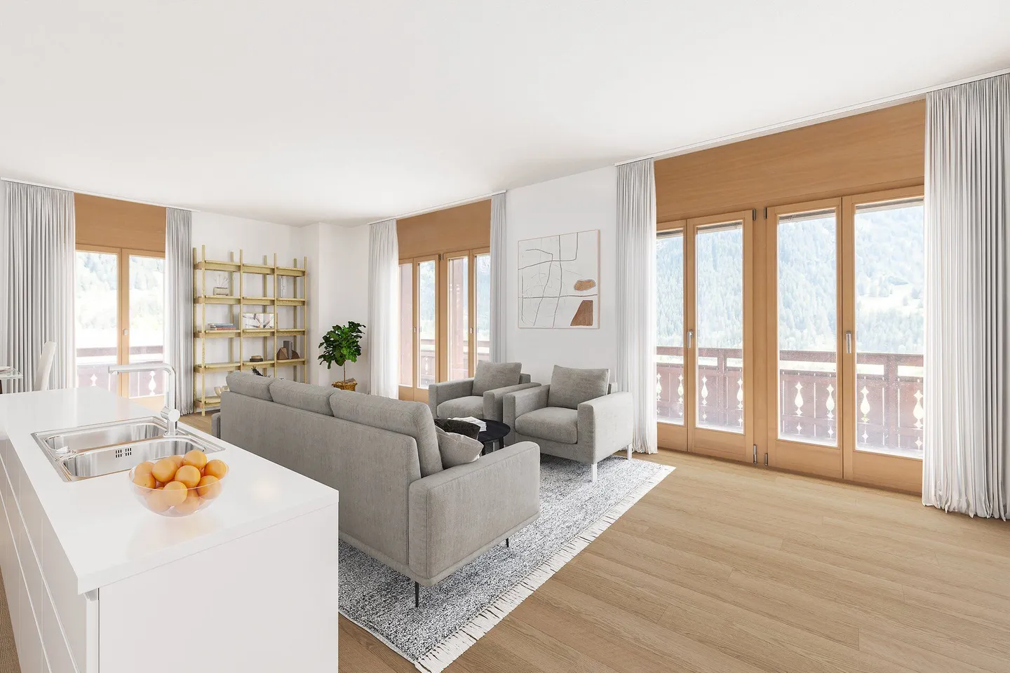 Zentrale 4.5-Zimmer-Erstwohnung, Galeriehaus Stotzhalten - Foto 1 von 13