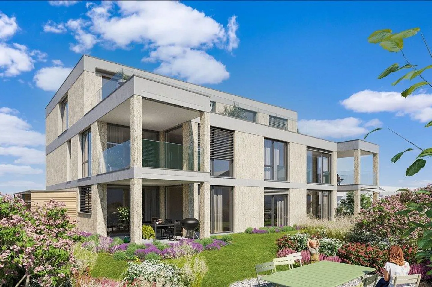 Exclusive living with high-quality architecture - Ready-to-move-in 2.5-room garden apartment 78 m² - Photo 7 of 13