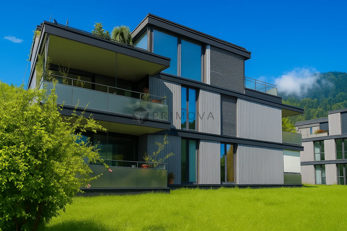 Modernes Wohnen in Traumlage direkt am Thunersee - Photo 1 of 6