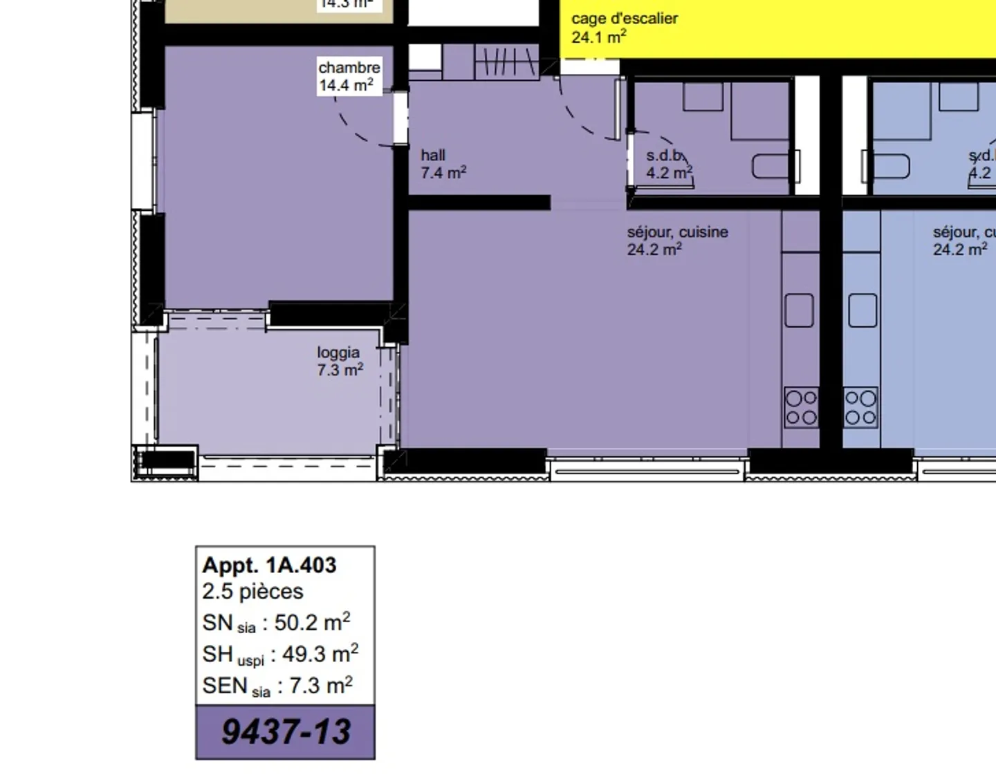 A1-403 - Very nice 2.5 room apartment for rent in April 2026 - Photo 6 of 7