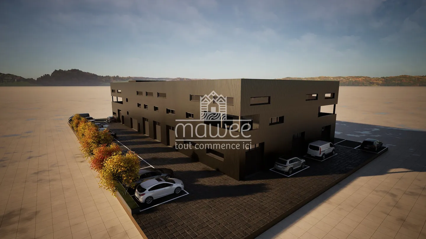 Spacious office with 104 m² and included parking space - Photo 2 of 7
