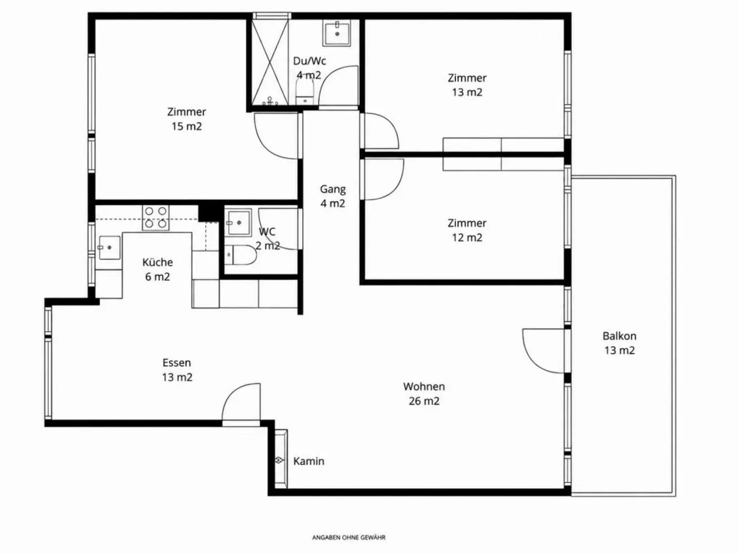 Renovierte Wohnung mit grossem Balkon - Foto 24 von 24