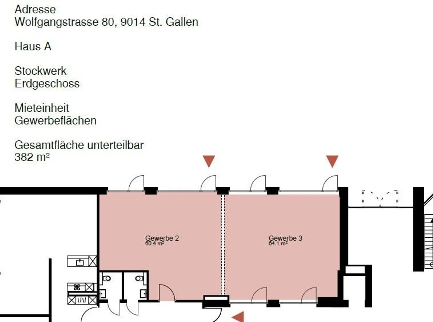 Espace commercial au cœur du quartier populaire de Wolfganghof - Photo 3 sur 3