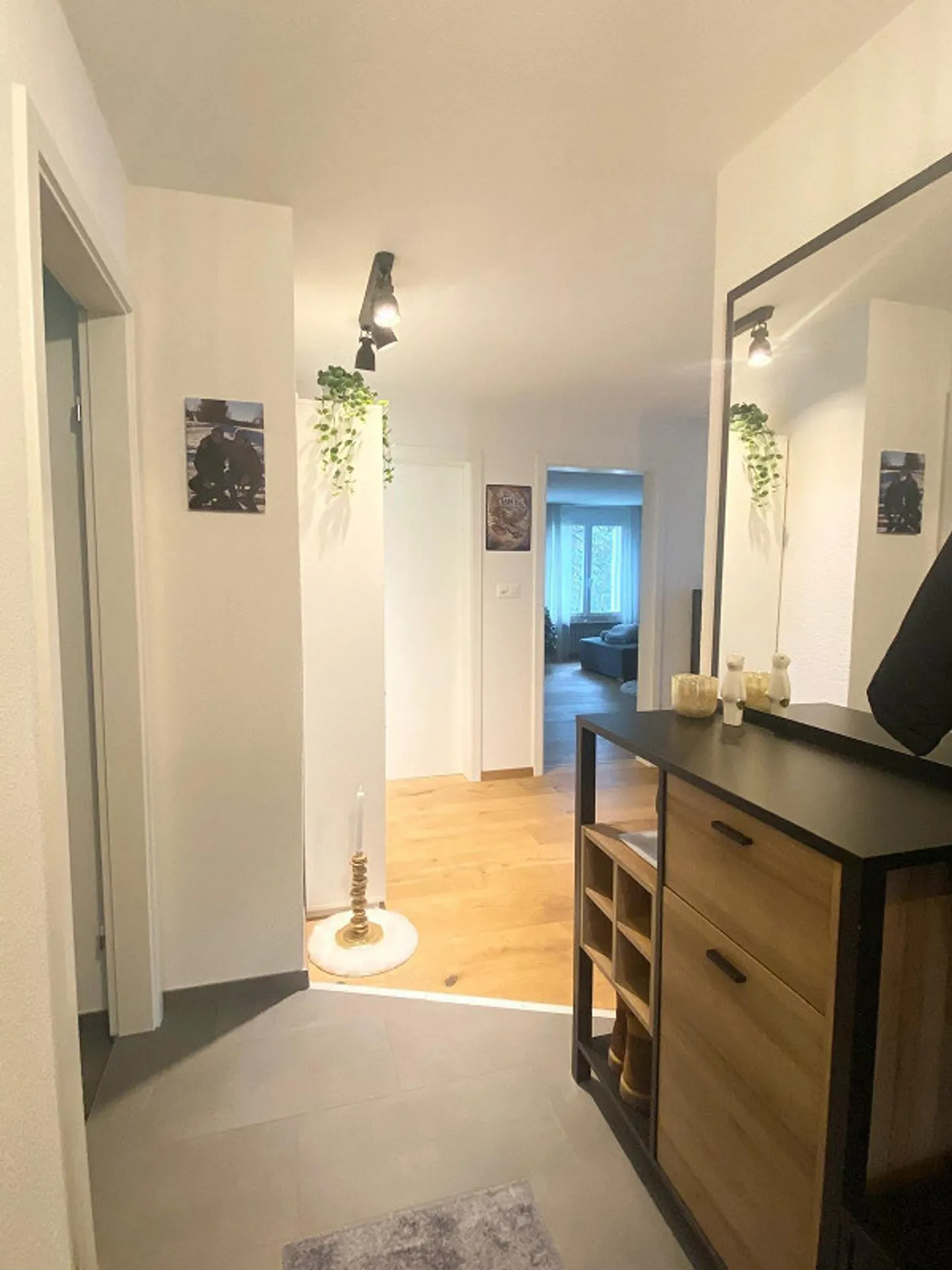 First occupancy after modernization: 4.5-room apartment with south balcony in Löhningen - Photo 6 of 26