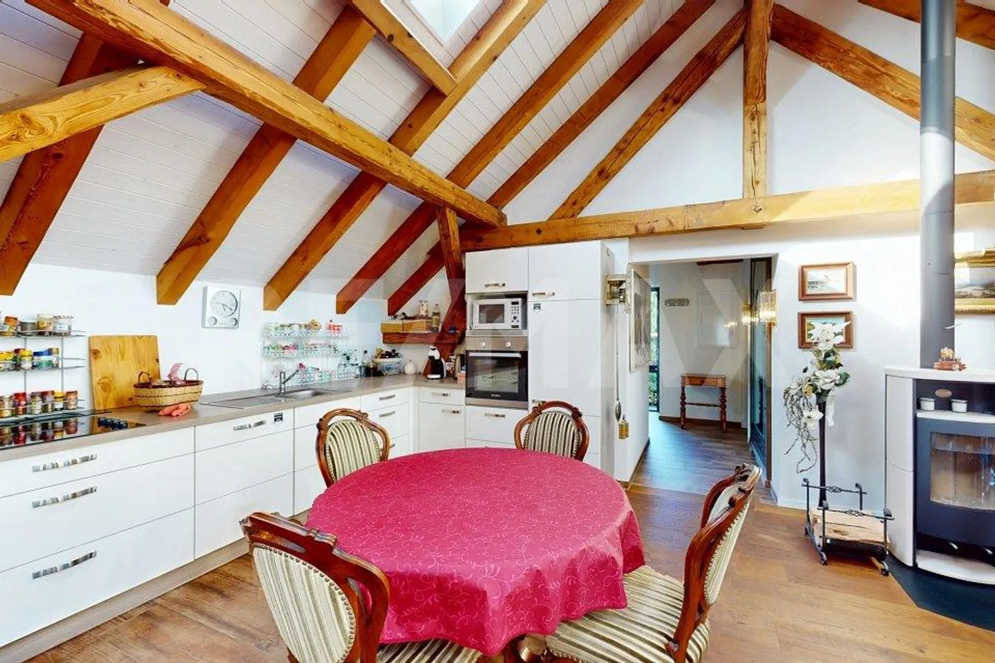 MFH Conversion Project 3 - 4 Apartments on the Ground Floor or Practice, Office, Commercial; on the Upper Floor: TOP 3.5 Room Attic Apartment - Photo 6 of 13