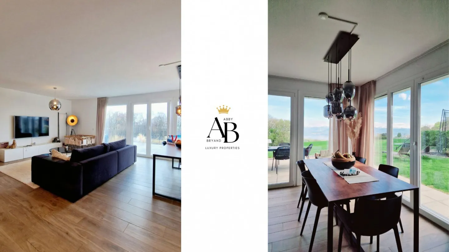 Exclusif : Appartement moderne avec vue sur le lac et les montagnes/ Arzier-L-Muids - Photo 4 sur 13