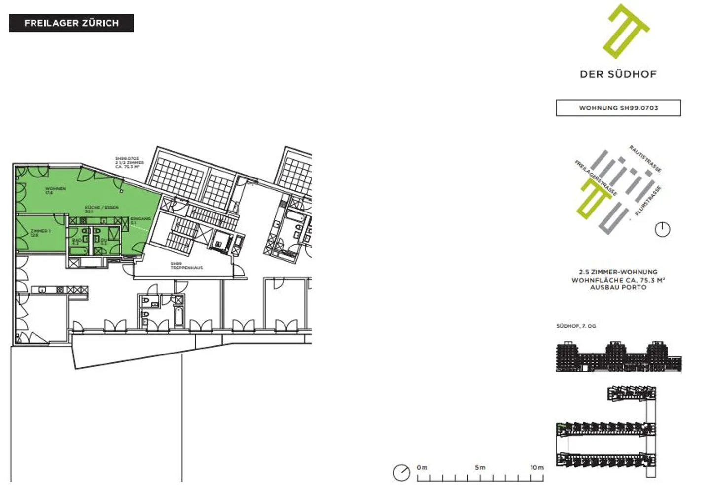Modernes Apartment in Freilager Zürich - Foto 2 von 5