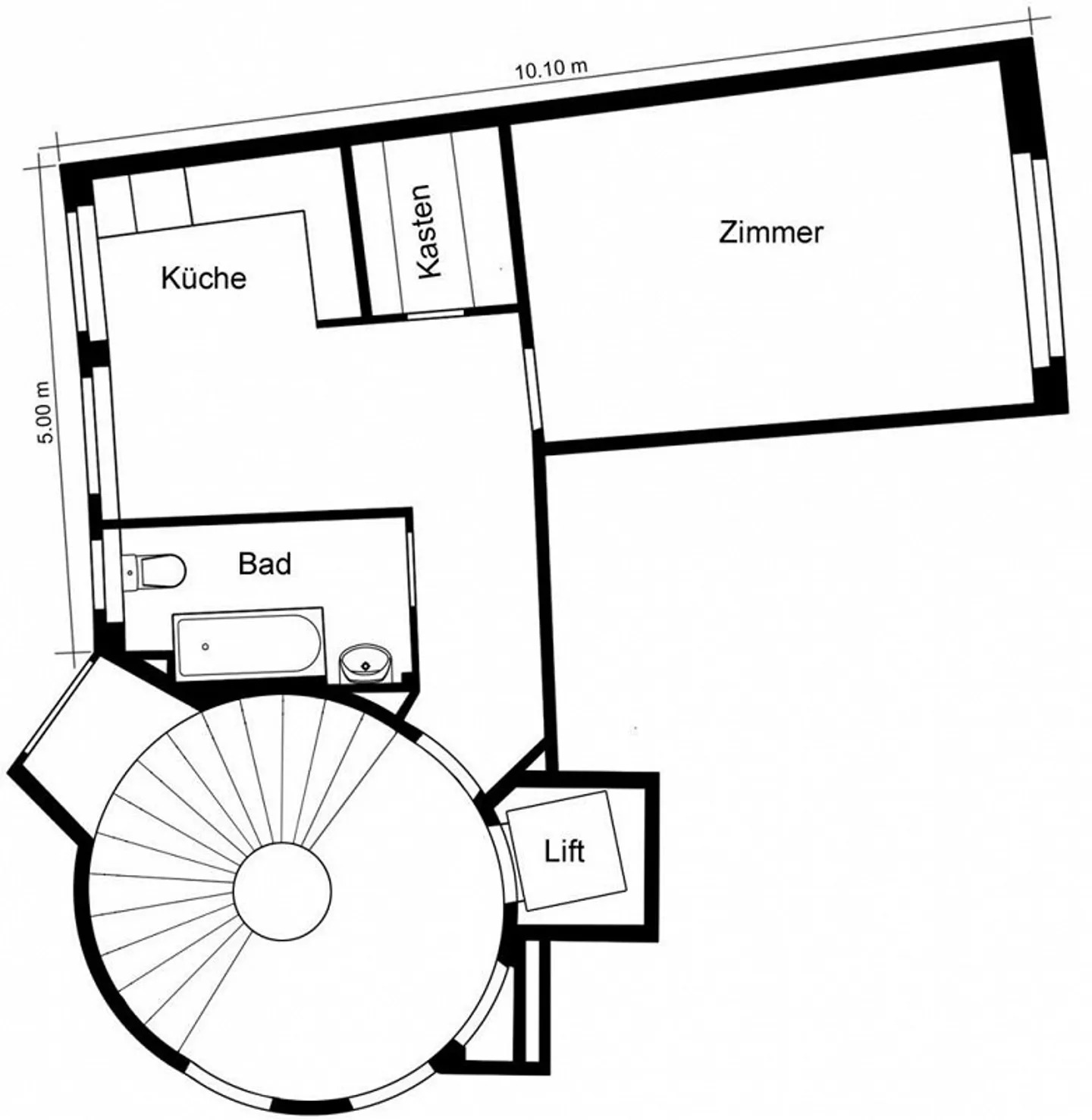 A distanza di cammino dal centro di Zurigo nel distretto 6 - Foto 7 di 7