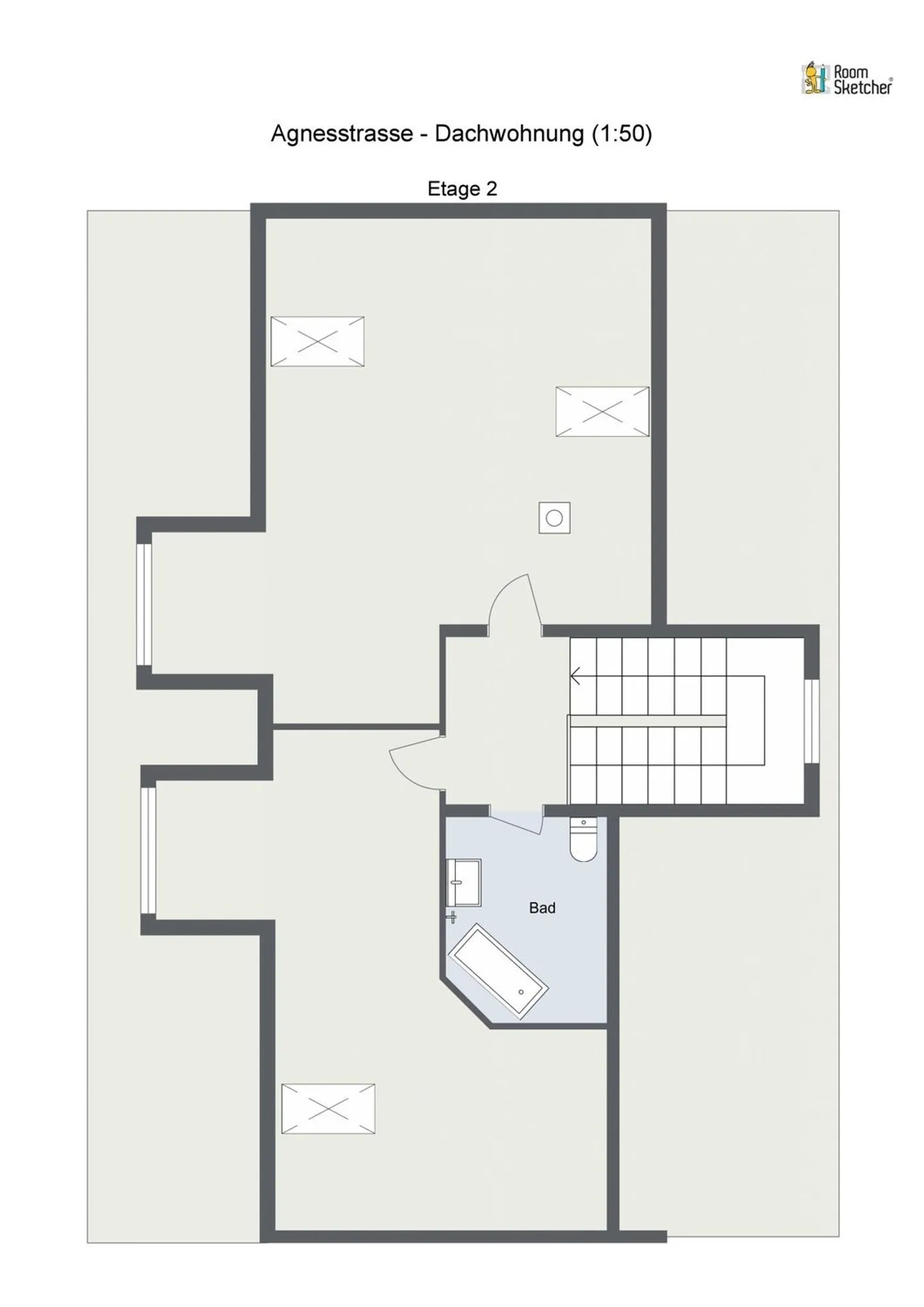 Vie urbaine sur deux niveaux - Maisonette de 3,5 pièces à Albisriederplatz - Photo 13 sur 13