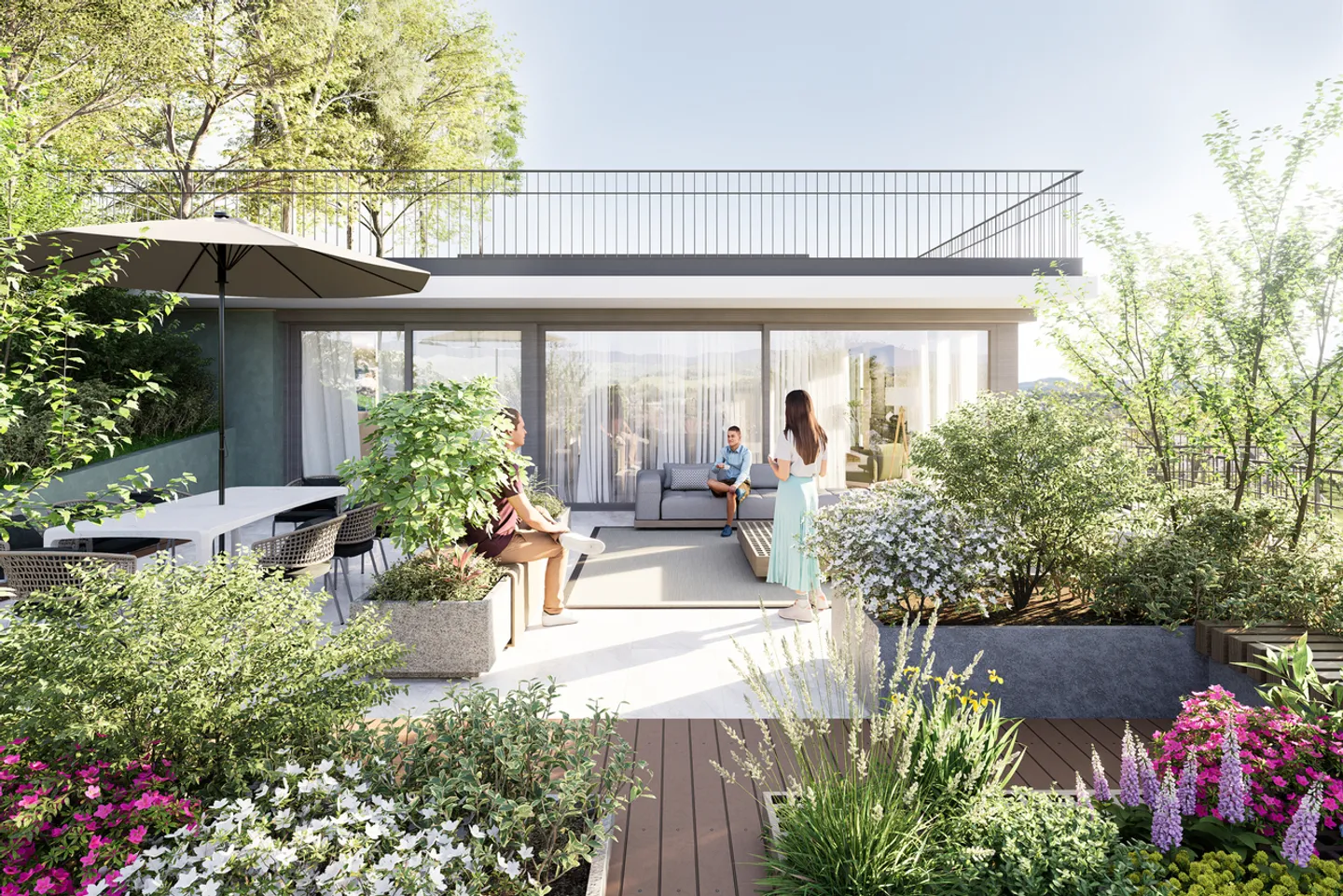 Projet de construction neuve exclusif Rääbe à Laufen - Appartement 4 - Photo 8 sur 10