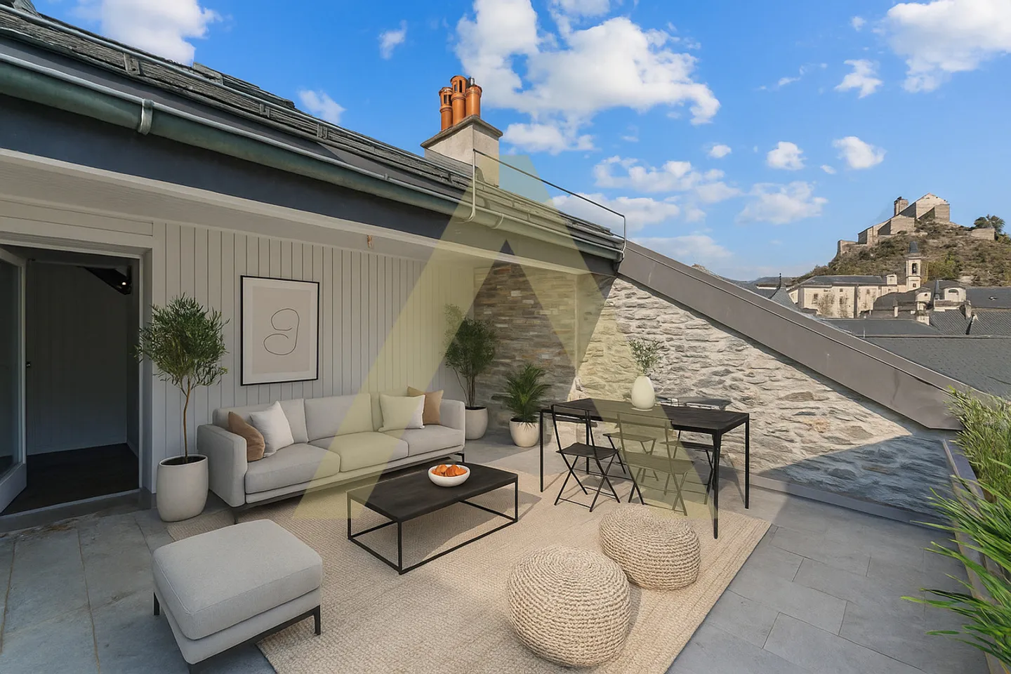 Duplex avec beaucoup de cachet en vieille ville de Sion - Photo 2 sur 8