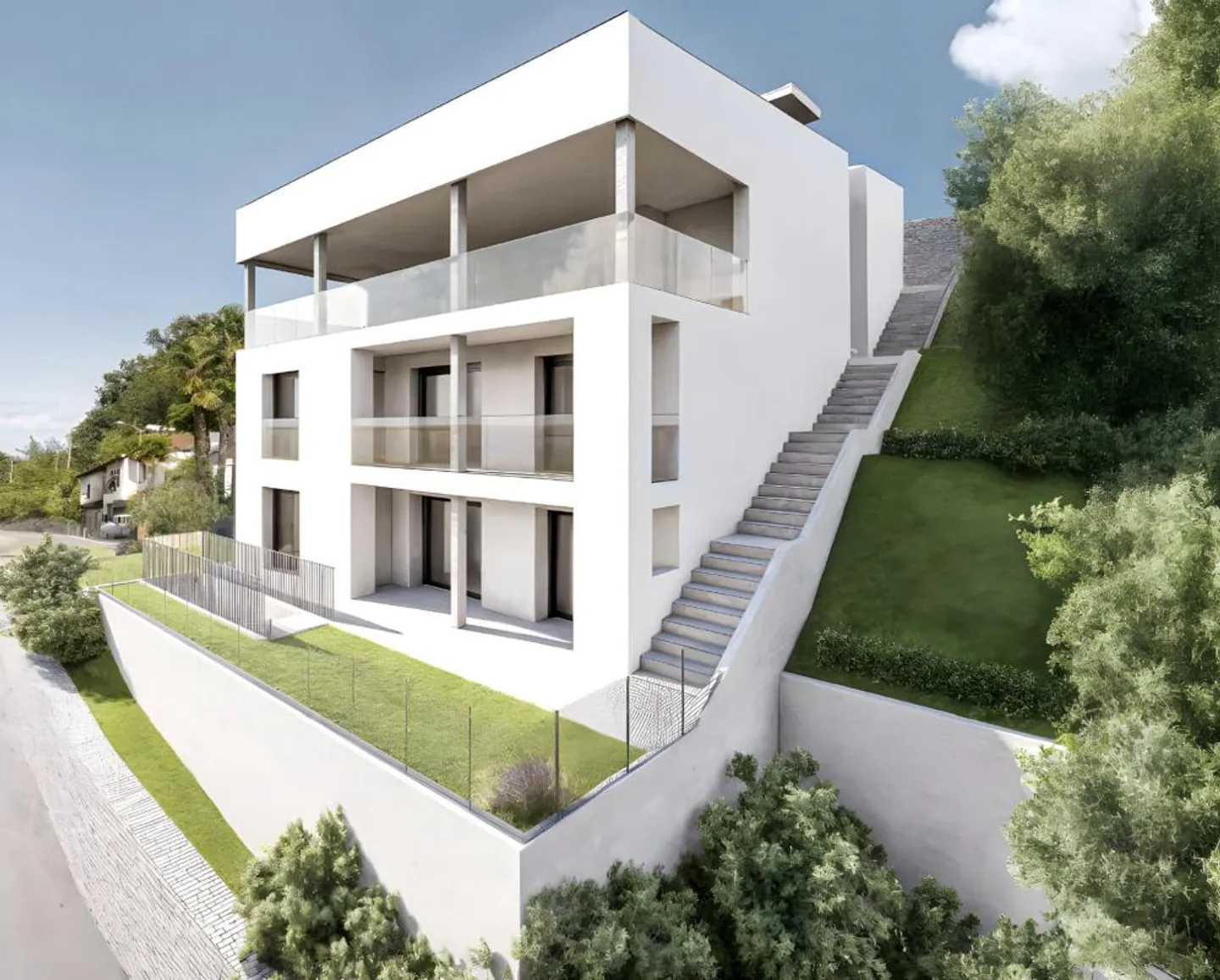Exclusive 3.5-room apartment with terrace, garden and lake view - Photo 2 of 8