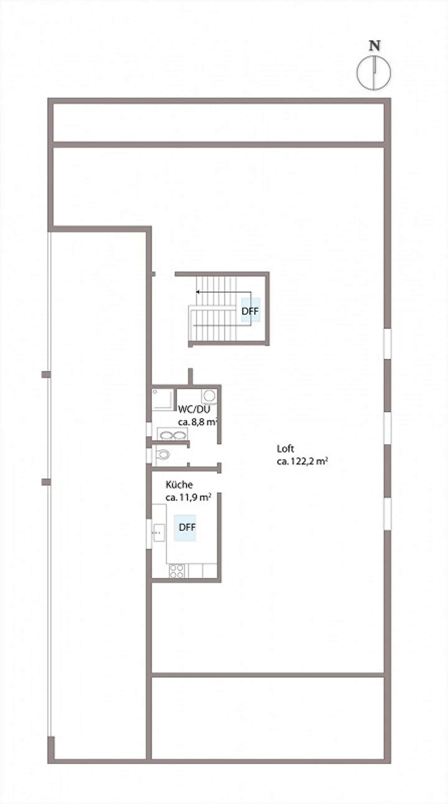Ampio appartamento loft a contatto con la natura per proprietari di (molti) cani o cavalli - Foto 6 di 6