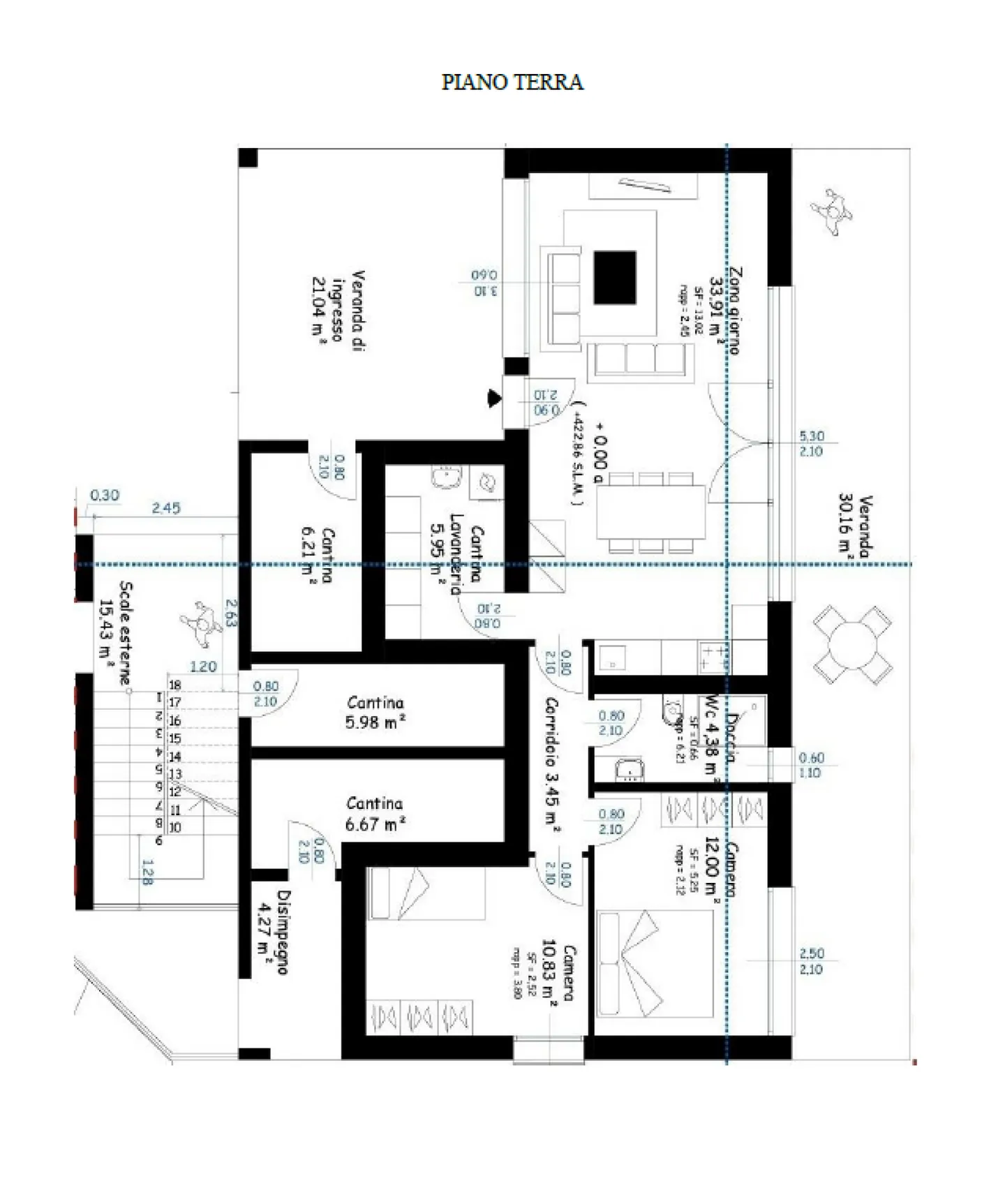 MODERN 3.5 ROOMS WITH ABOUT 45 m² OF PRIVATE GARDEN - LOSTALLO (SORTE) - Photo 1 of 2