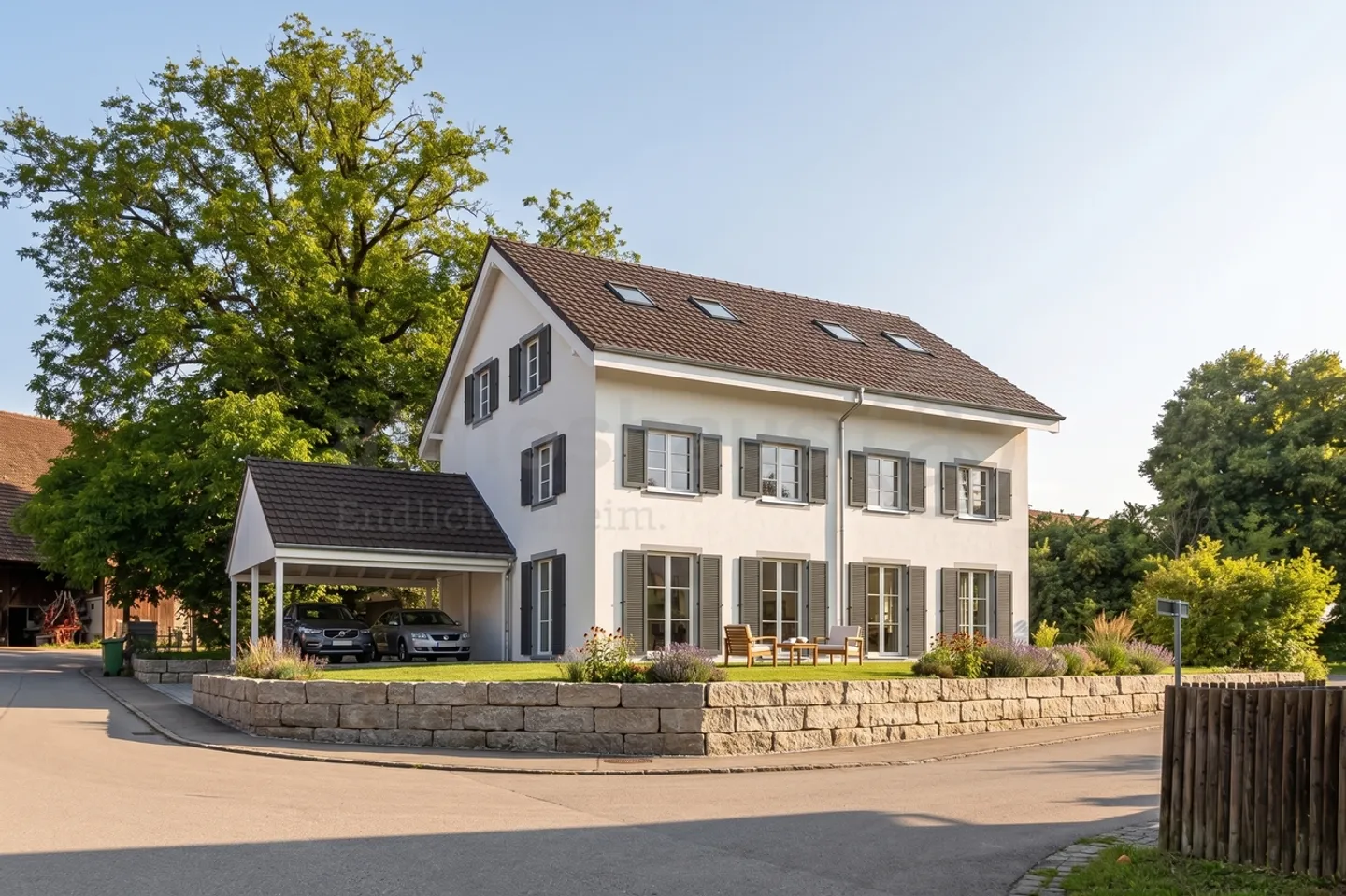 Casa bifamiliare moderna con charme di villaggio a Obfelden ZH - Foto 1 di 7