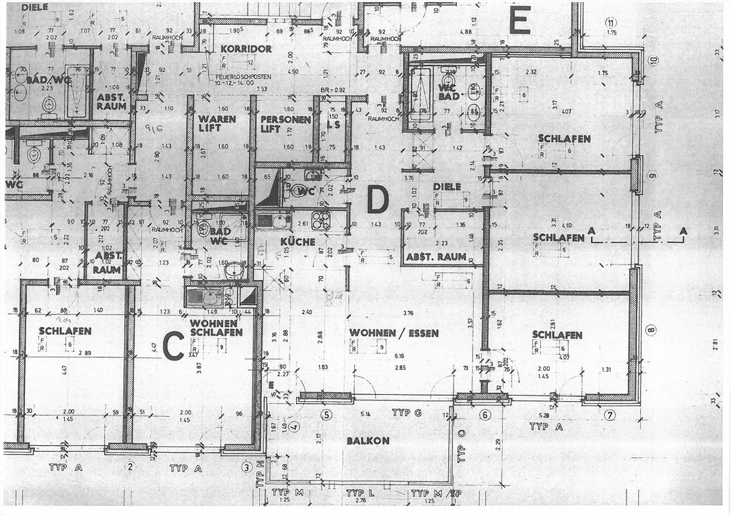 Appartamento 1 1/2 stanze 4° piano 04C - Foto 9 di 9