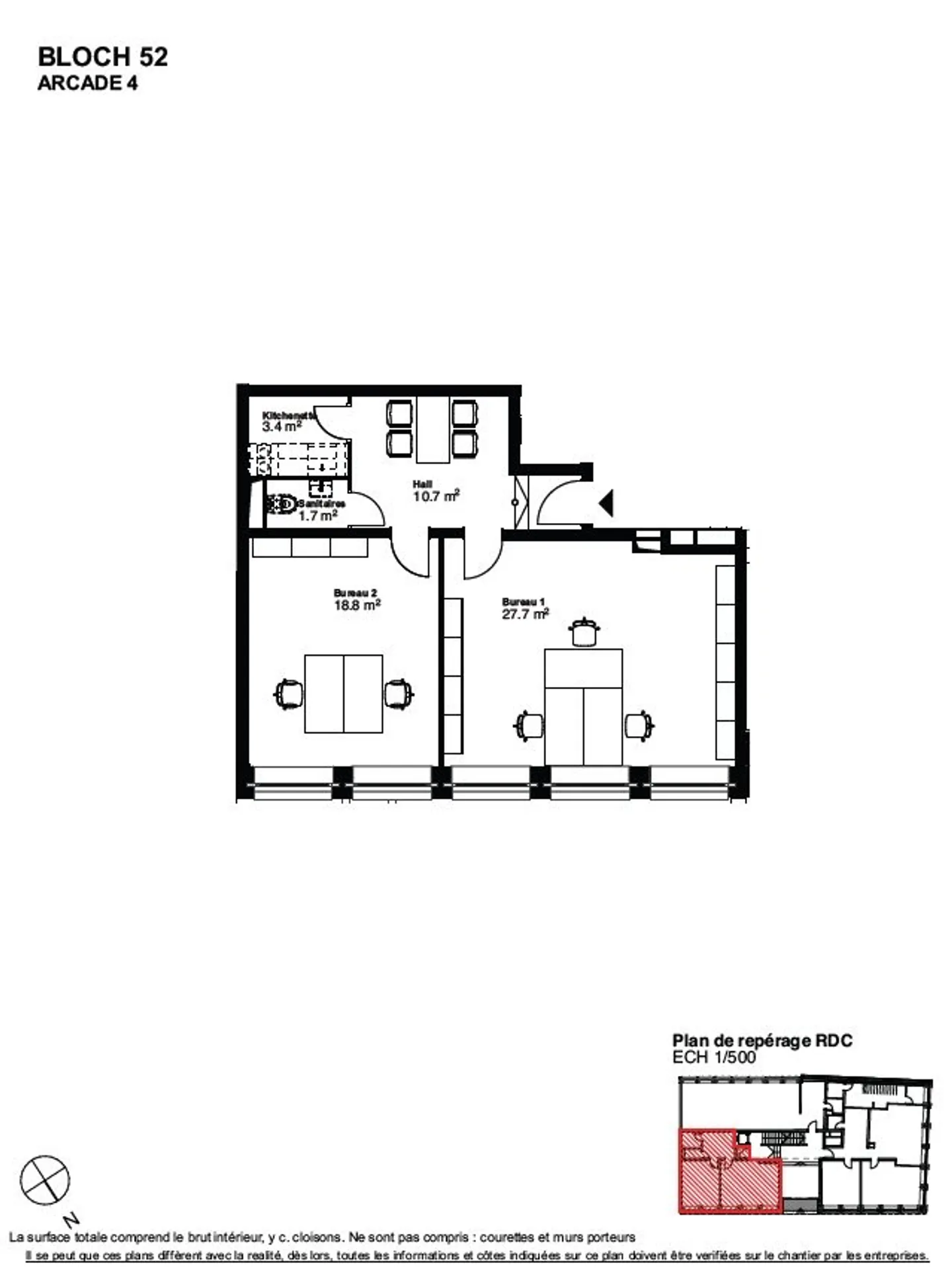 Magnifico potenziale ufficio da allestire a Eaux-Vives - Foto 2 di 2