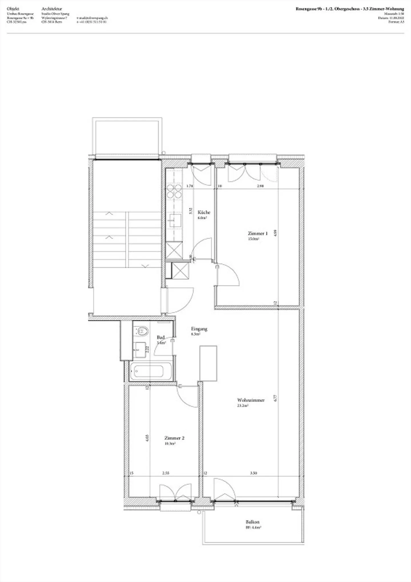 Moderne 3.5-Zimmer Wohnung - Foto 9 von 9