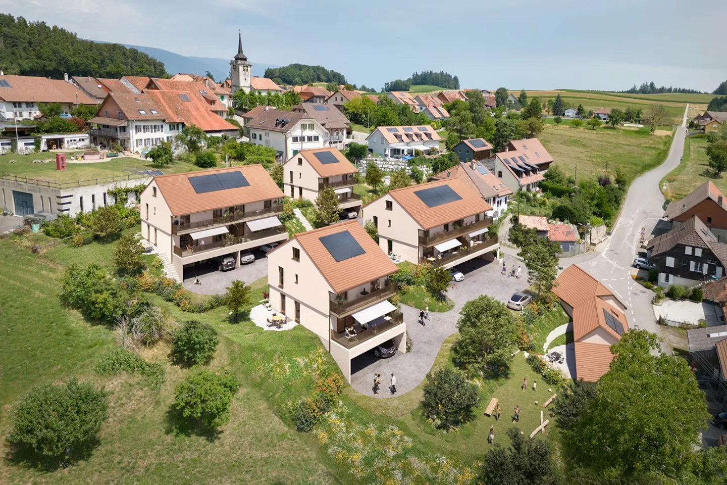 La Collina - Villa D2 - Villa a schiera nuova di 5.5 locali - Foto 1 di 7