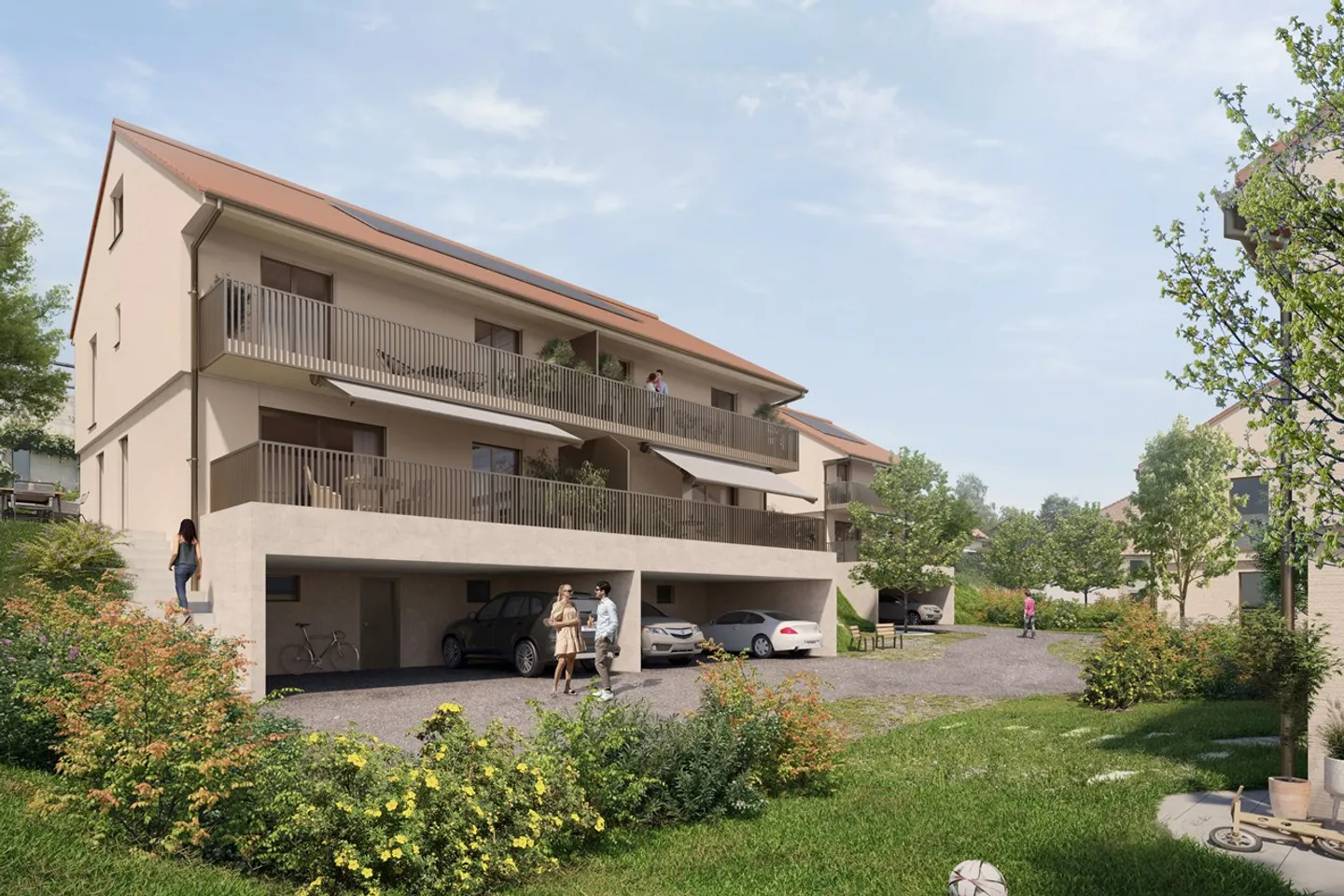 La Collina - Villa D2 - Villa a schiera nuova di 5.5 locali - Foto 4 di 7