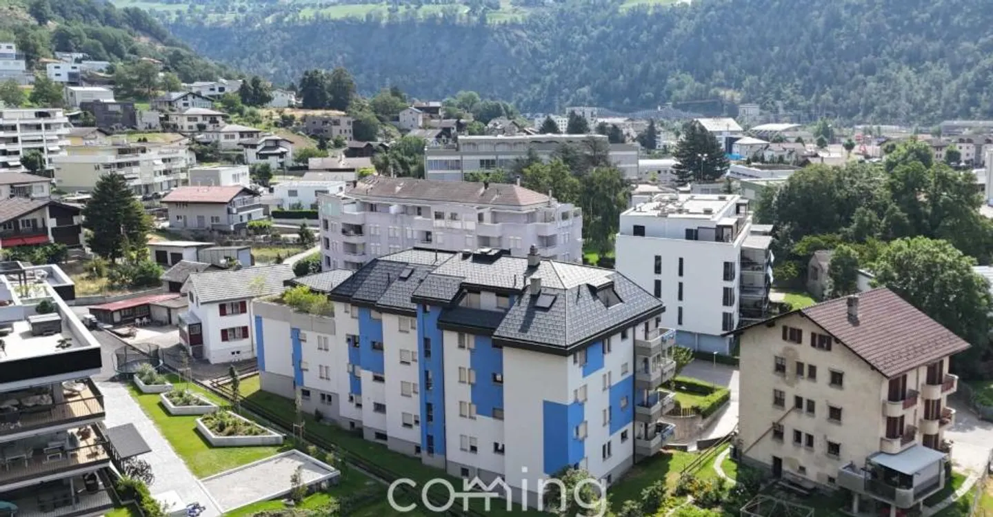 Appartement rénové de 2,5 pièces à Naters avec balcon ensoleillé et vue sur la montagne - Photo 11 sur 13