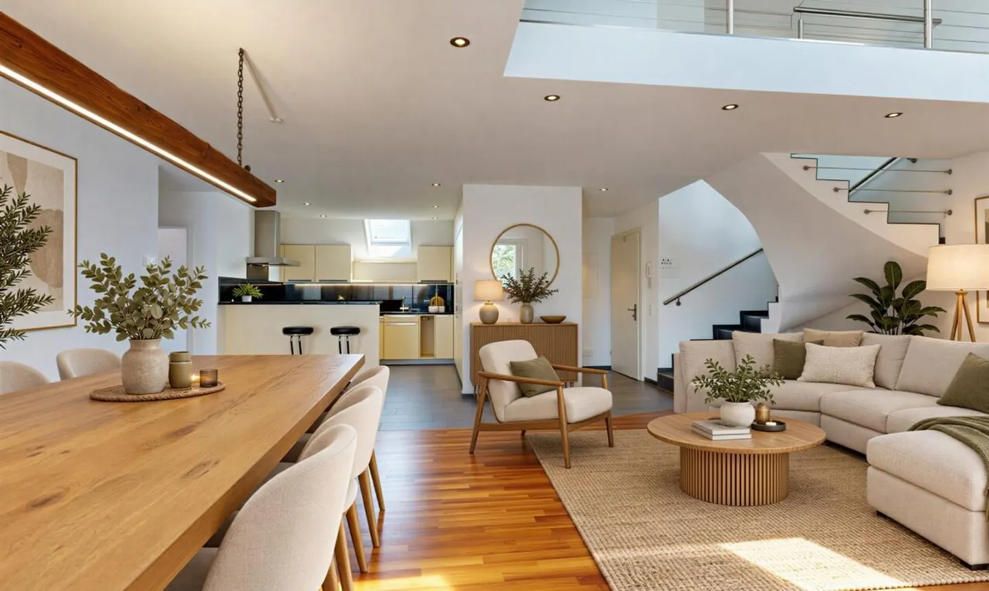 Living on two levels - Stylish 4.5 room maisonette apartment - Photo 2 of 11