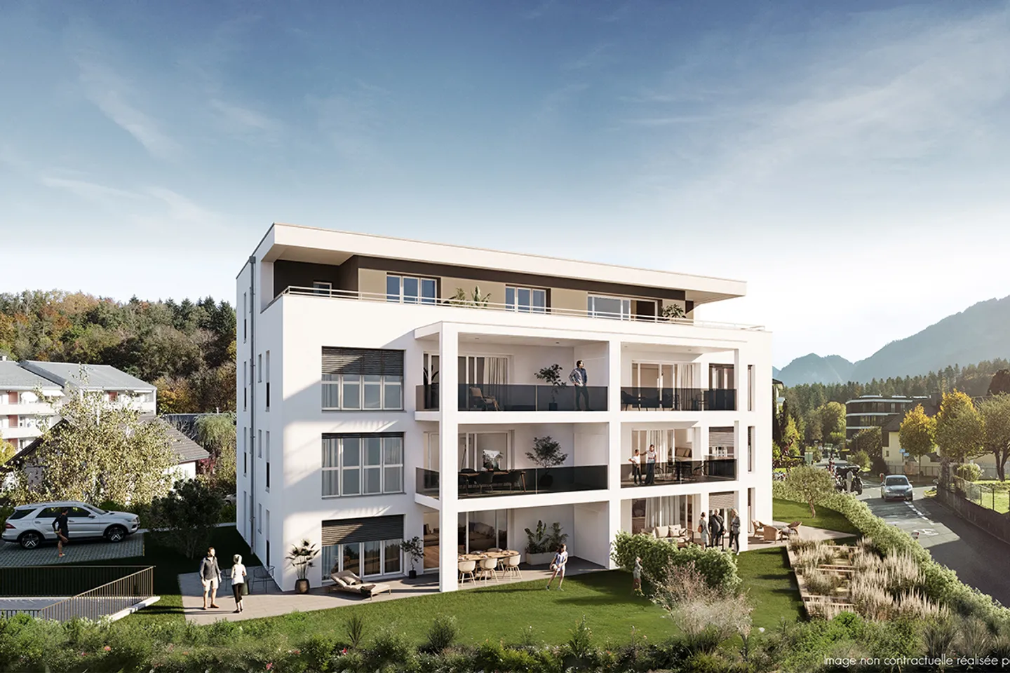 NEUES GEBÄUDE "LES LILAS 8" LETZTE WOHNUNG VERFÜGBAR! - Foto 1 von 4