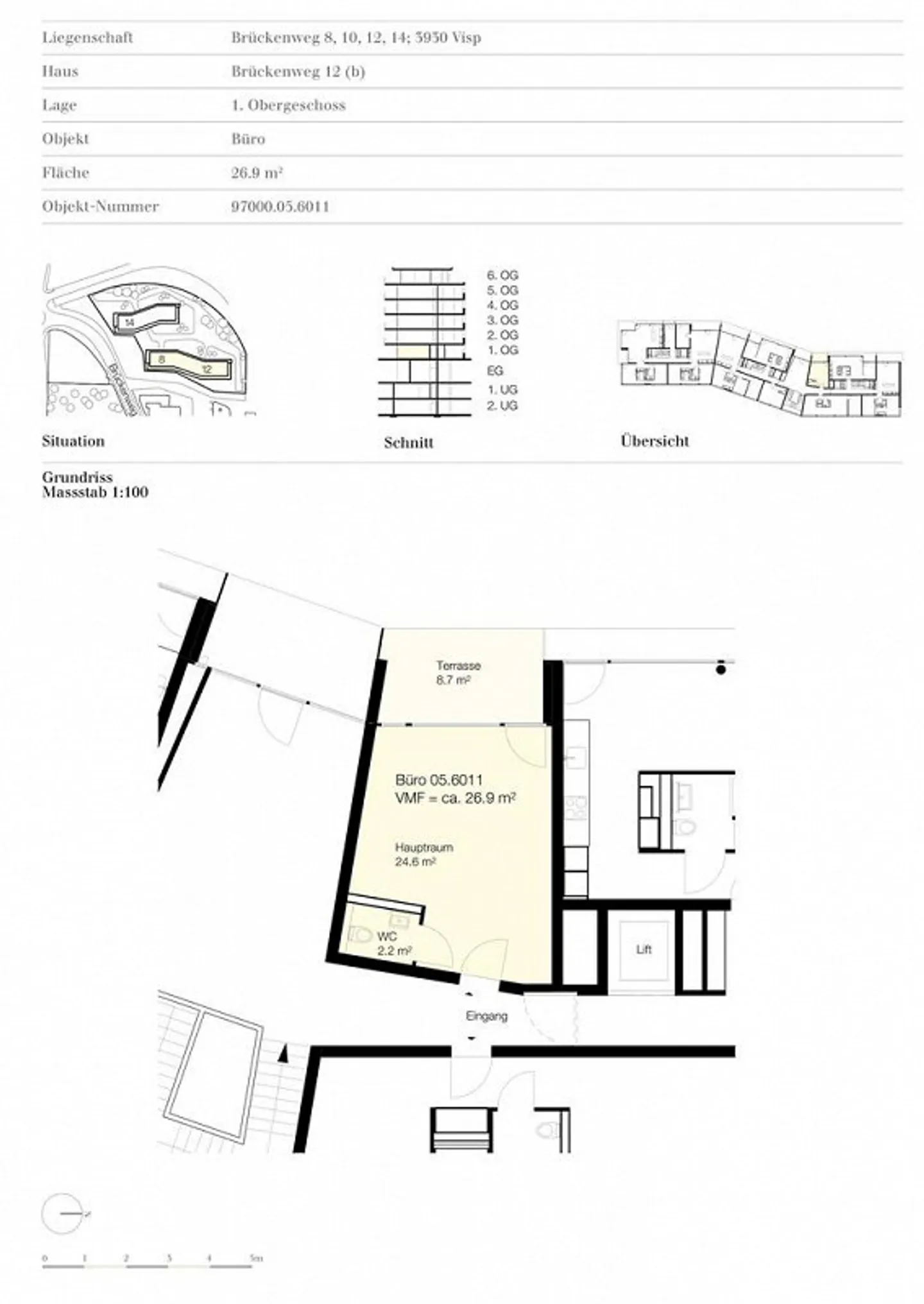 Espace de bureau dans un emplacement central - Photo 6 sur 6