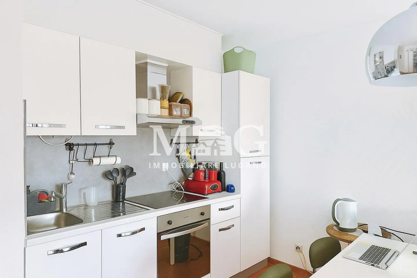 Caslano: Studio with fireplace and parking space - Photo 7 of 10