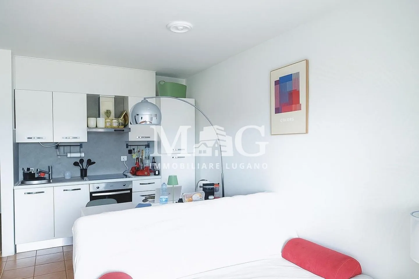Caslano: Studio with fireplace and parking space - Photo 8 of 10
