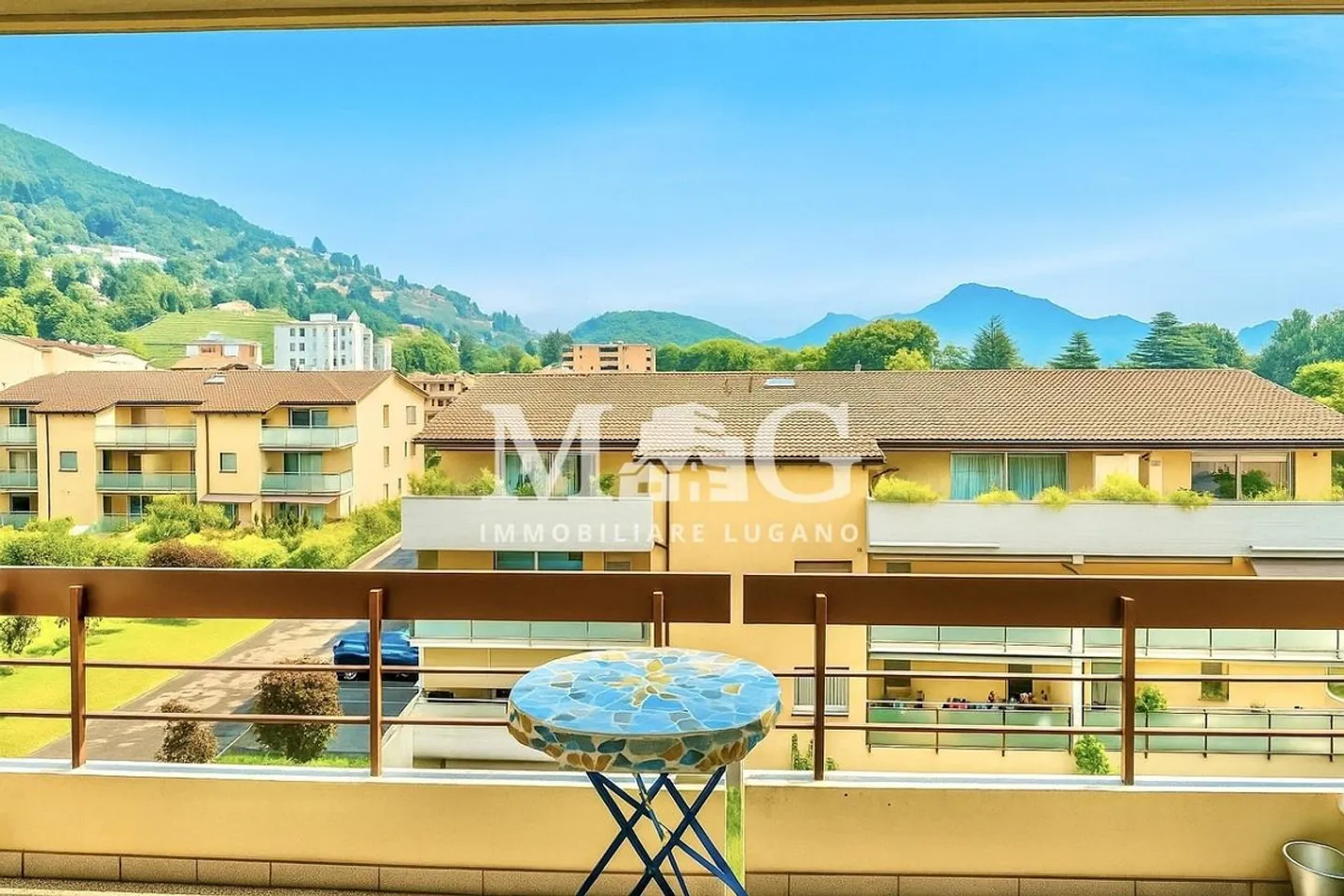 Caslano: Studio with fireplace and parking space - Photo 10 of 10