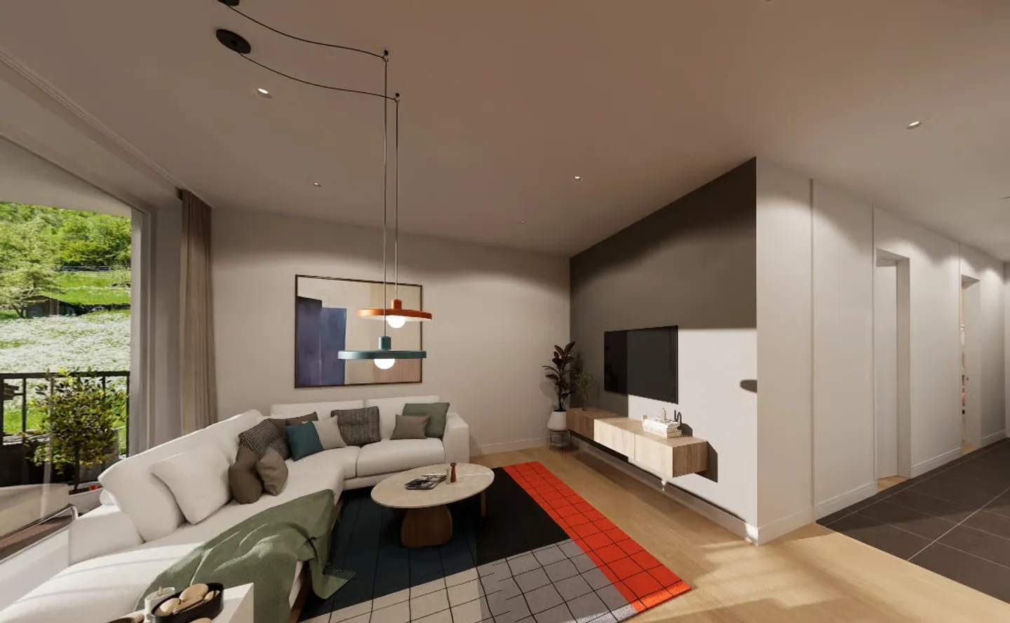 Neubau-Traum: Helle 4.5 ZWG im 1.OG mit Balkon & Lift - Photo 2 of 13