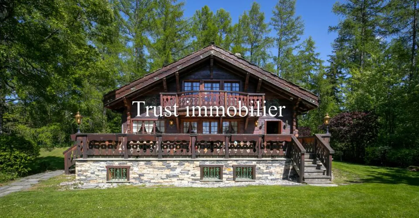 Magnificent luxury chalet for sale in Crans-Montana - Foto 1 von 12