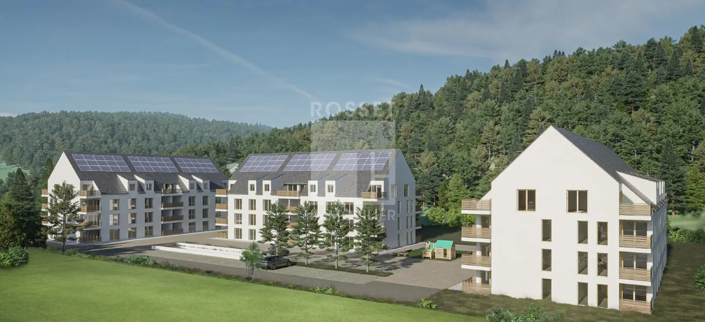 Neue 2½-Zimmer-Wohnungen von etwa 51 und 58 m² im obersten Stockwerk - Foto 1 von 7