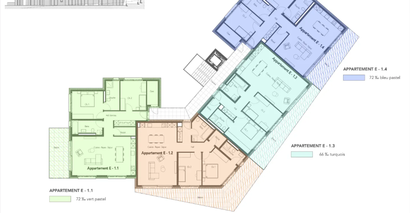 Magnifico appartamento nuovo di 3,5 locali al 1° piano. - Foto 4 di 9