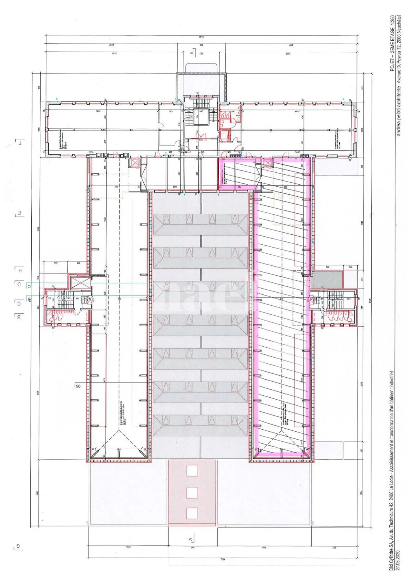 Uffici di 622 m2 con travi a vista - Foto 12 di 12