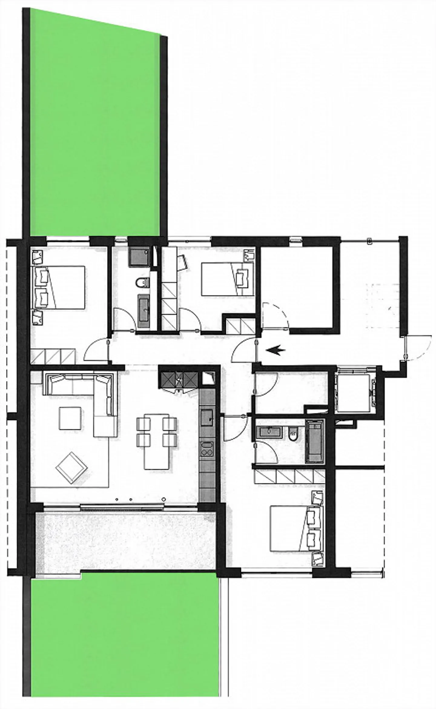 Elegantes Apartment mit Garten - Foto 24 von 24