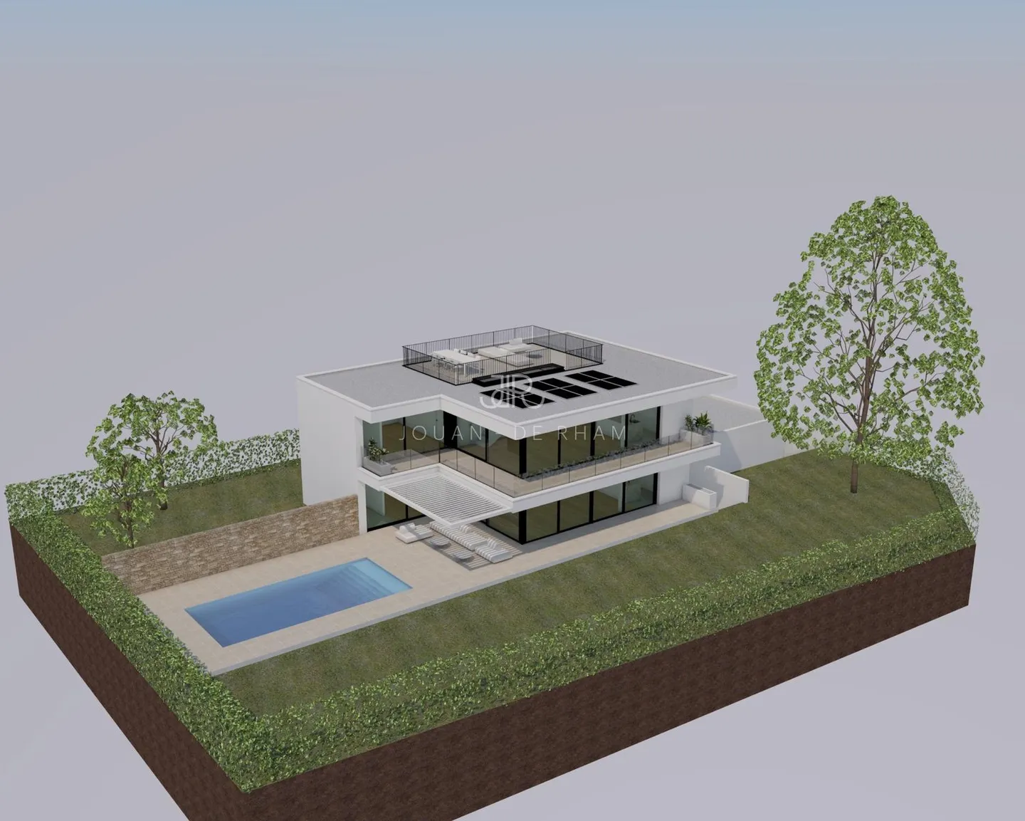 Projekt Attika-Wohnung mit Dachgarten und Garten - Founex - Foto 1 von 1