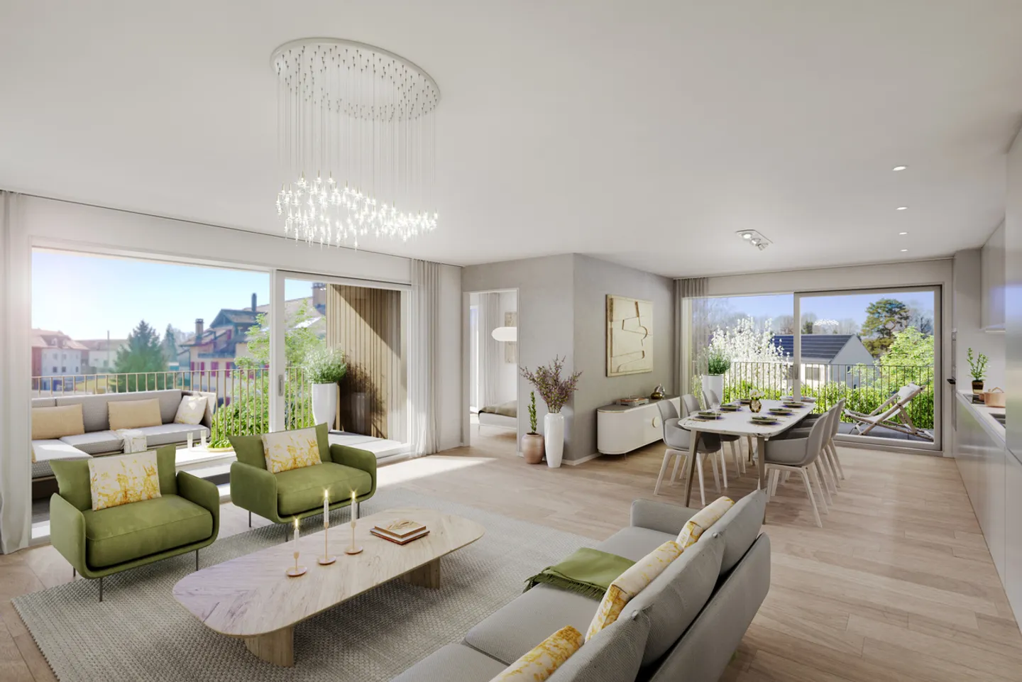 «ZU VERKAUFEN OFF-PLAN-WOHNUNG 4,5 STÜCK (138 M2 PSA) IM 2. STOCK» - Foto 6 von 11