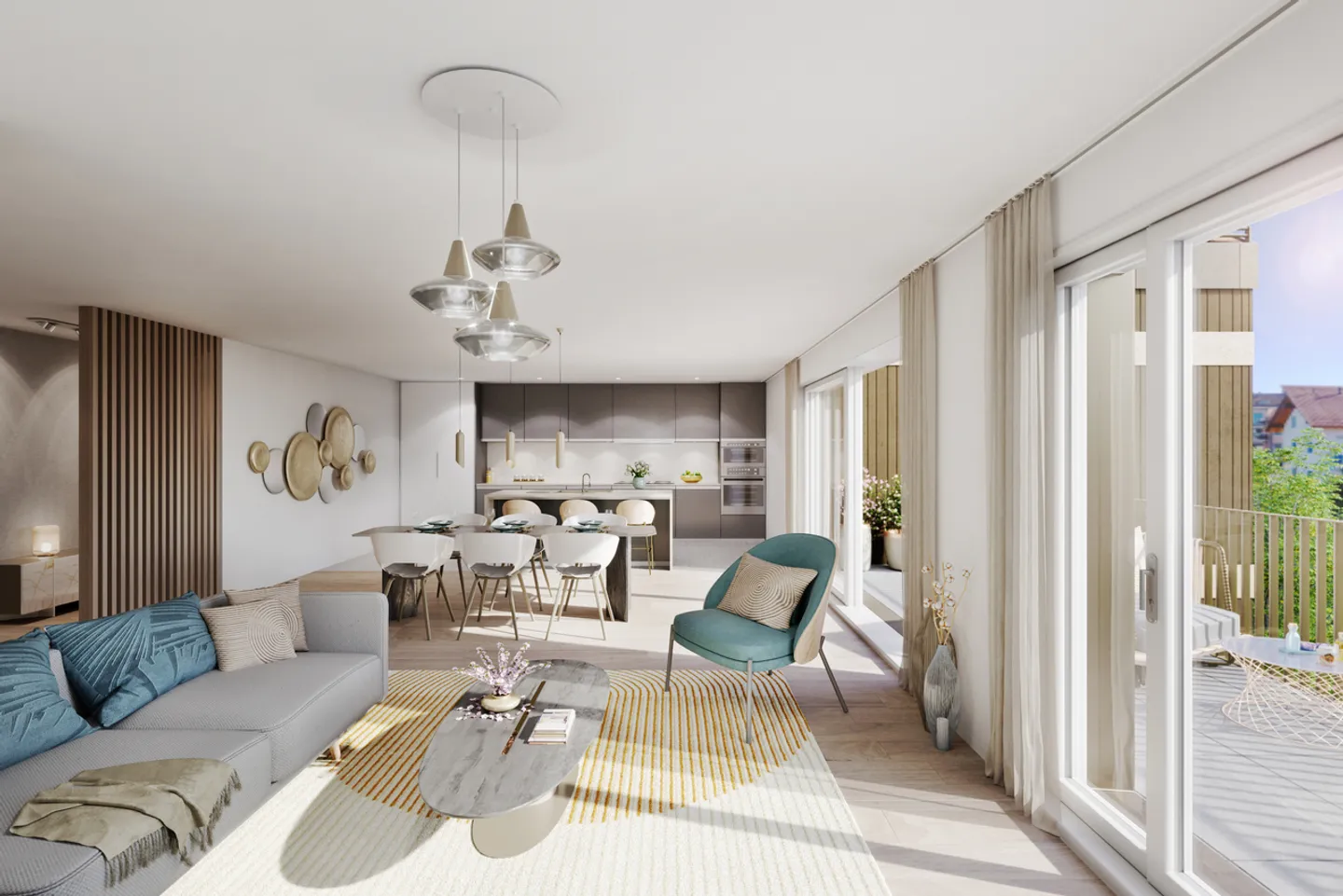 «ZU VERKAUFEN OFF-PLAN-WOHNUNG 4,5 STÜCK (138 M2 PSA) IM 2. STOCK» - Foto 7 von 11