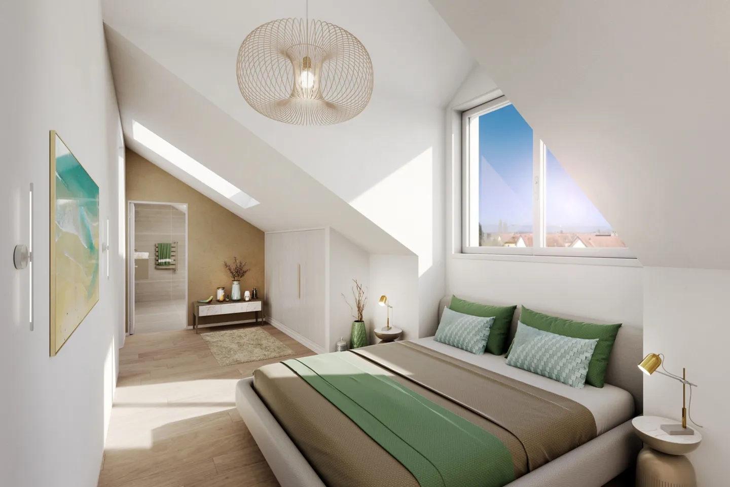 «ZU VERKAUFEN OFF-PLAN-WOHNUNG 4,5 STÜCK (138 M2 PSA) IM 2. STOCK» - Foto 9 von 11