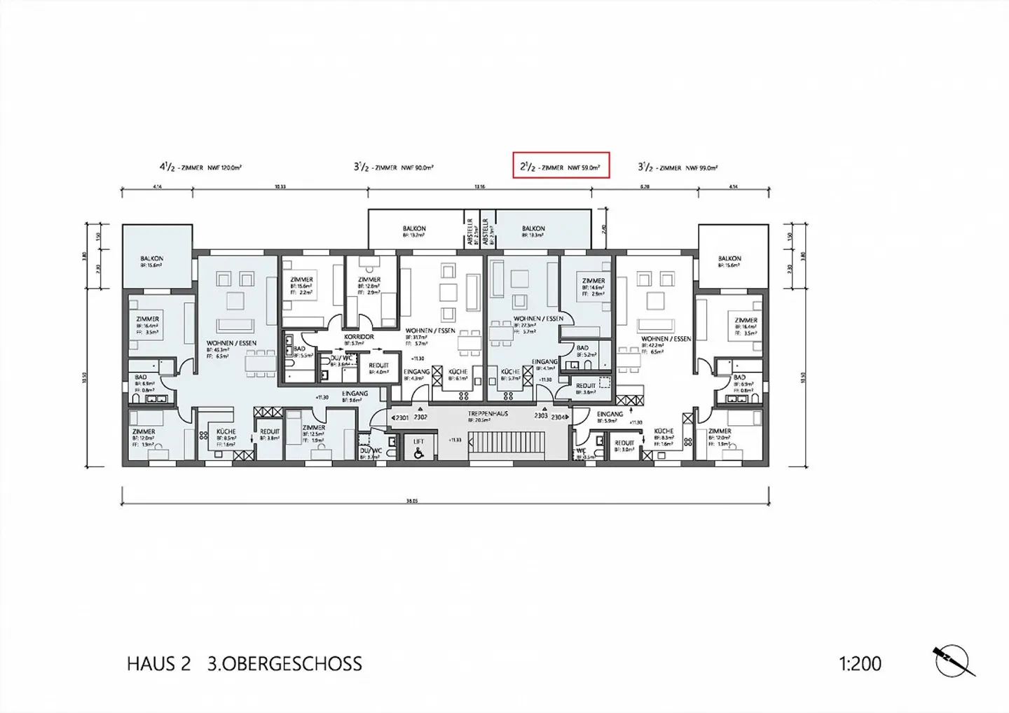 Modern 2½-room apartment in a central location - Photo 7 of 7
