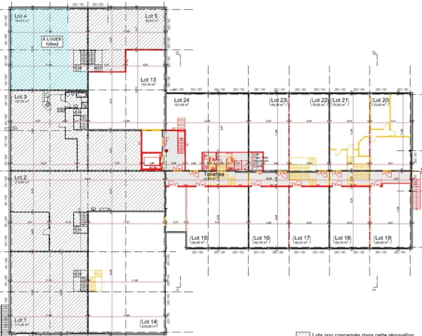 Bureaux lumineux de 128m2 à louer au 1er étage - Photo 5 sur 5