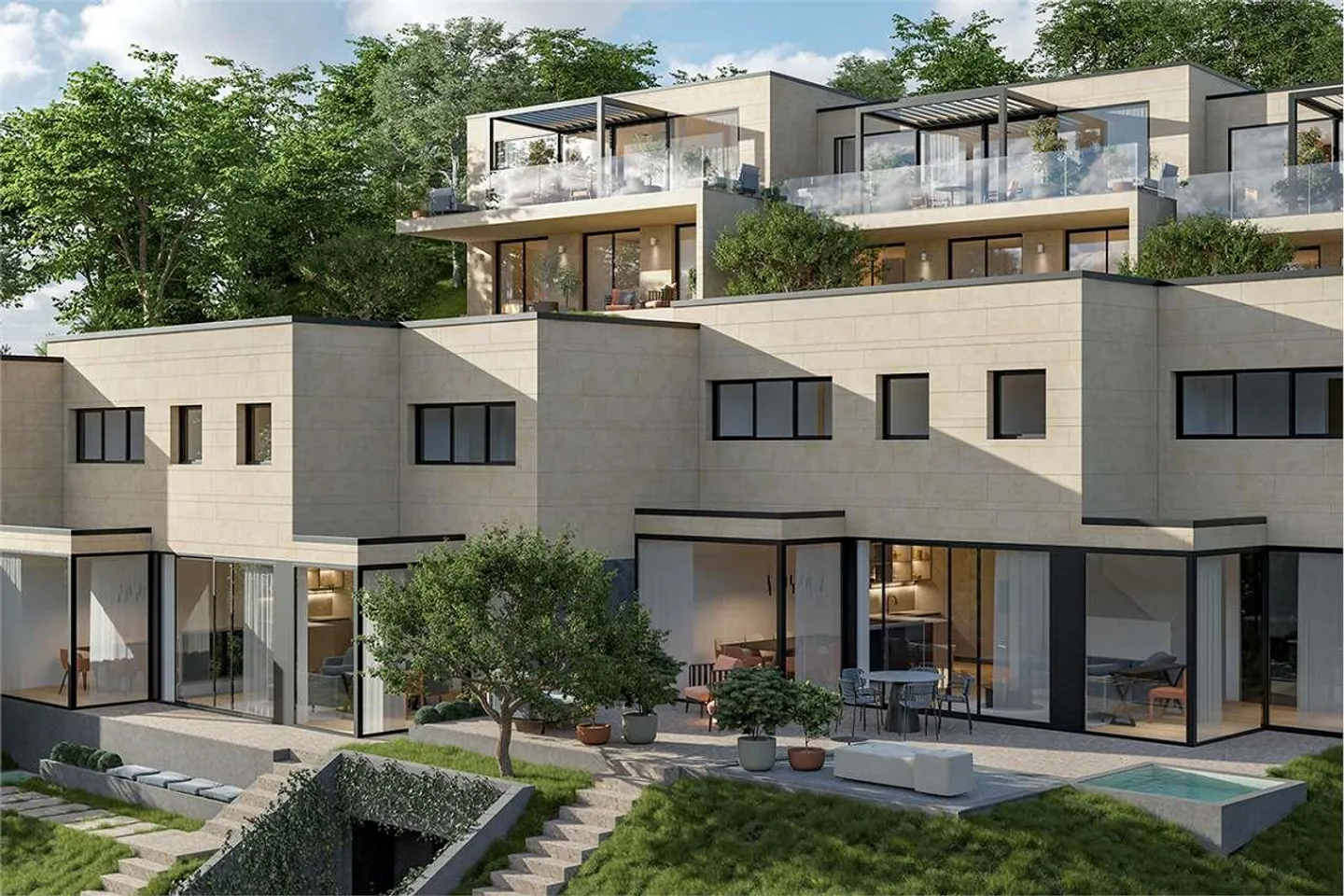 Villa moderna con vista panoramica a Collina d'Oro - Foto 3 di 13