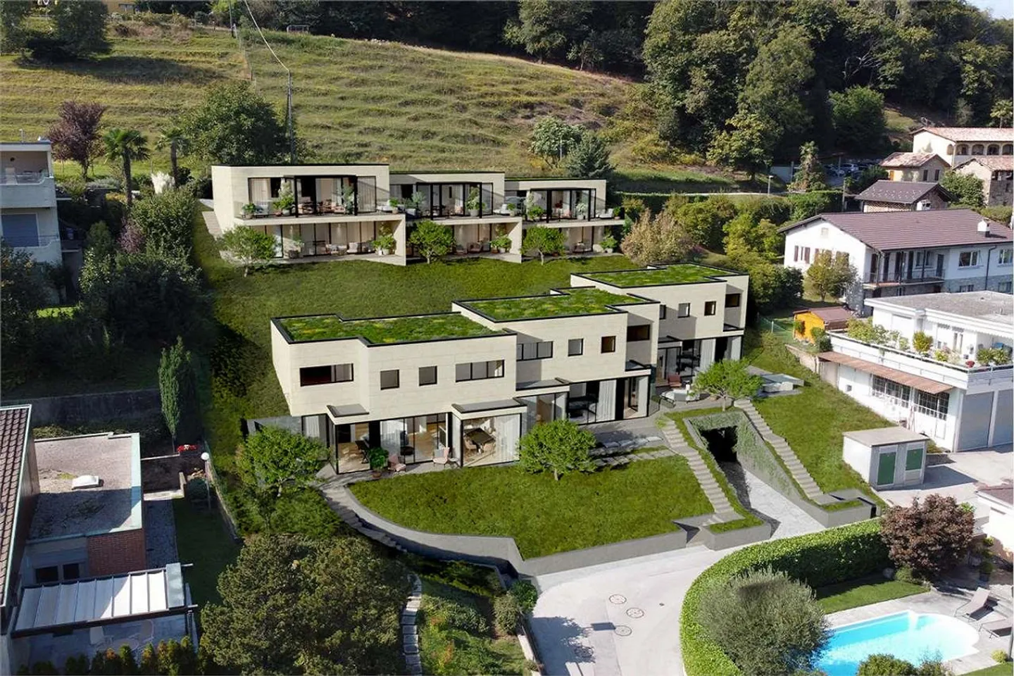 Villa moderna con vista panoramica a Collina d'Oro - Foto 7 di 13